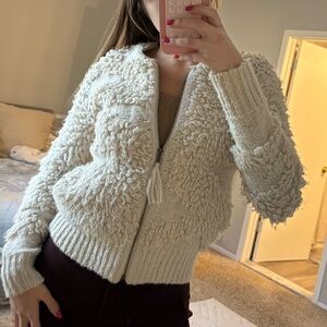 Free People Cozy Cream Sweater